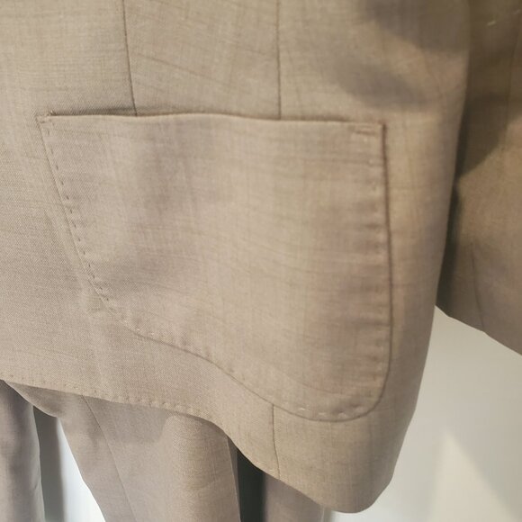 Nine West Light Grey Pant Suit with 3/4 Sleeves 16 - Picture 10 of 13